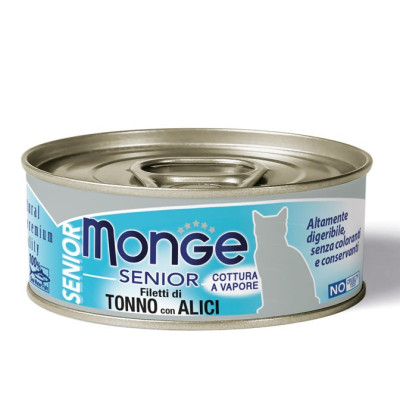 Senior FILETTI DI TONNO CON ALICI Boite Chat 24x80g