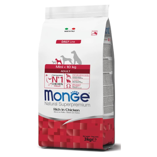 Croquette Chien Adulte Mini 3 kg Poulet