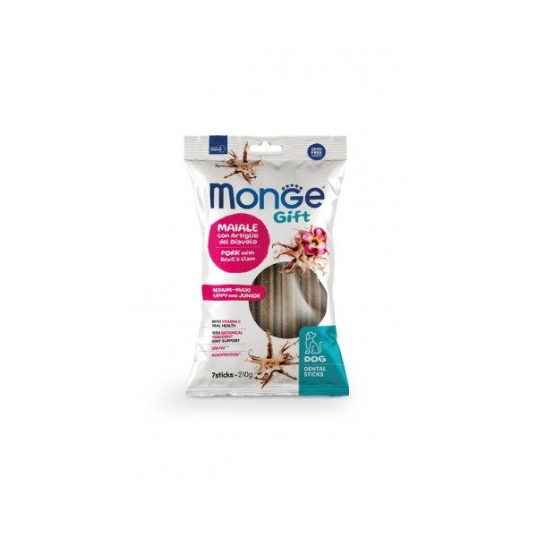 Stick dentaire - Monge - Dental stick Porc & Griffe du diable - 210g