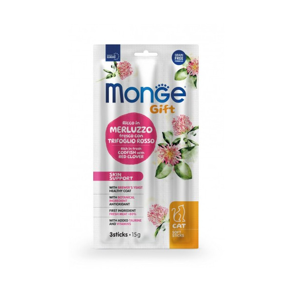 Bâtonnets souples - Skin Support - Riche en morue fraîche et trèfle rouge - 15g