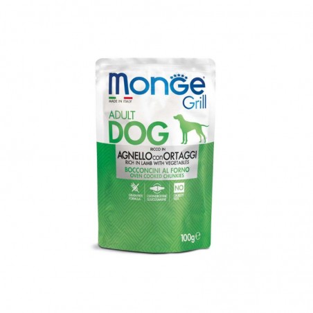 Monge GRILL 24 x 100 grs Agneau/légumes