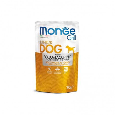 GRILL 24 x 100 grs Poulet/Dinde Puppy and Junior