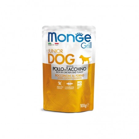 Monge GRILL poulet dinde junior