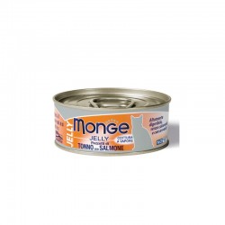 PEZZETTI DI TONNO CON SALMONE Boite chat JELLY 24x80g