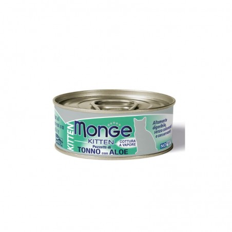 PEZZETTI DI TONNO CON ALOE Boite pour chaton  80g à l'unité