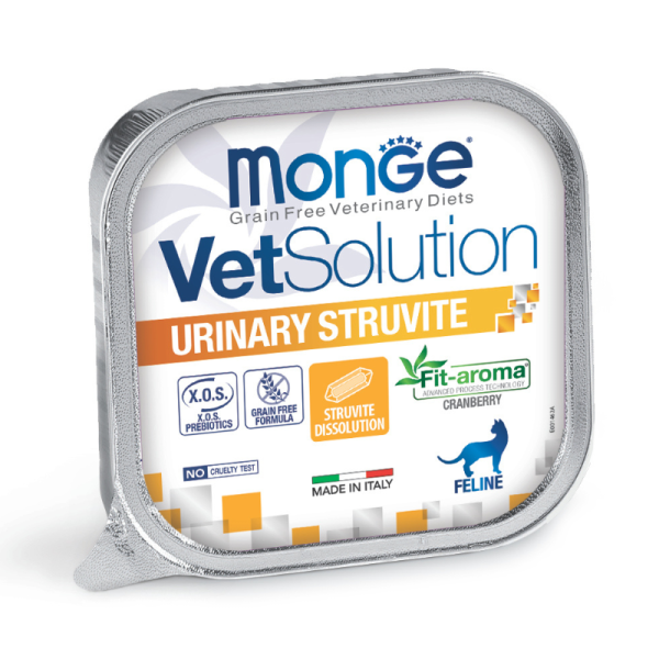 Pâtées Chat VET Solution URINARY STRUVITE 24 x 100 grs