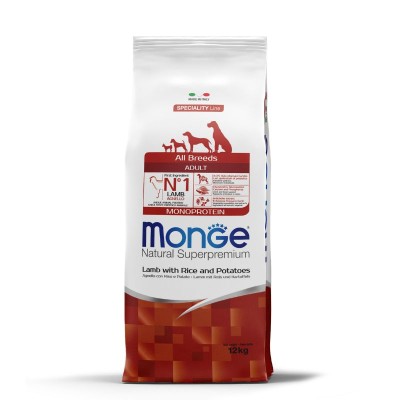 AGNEAU - Croquettes SpecialityLine Chien MONGE 12 kg