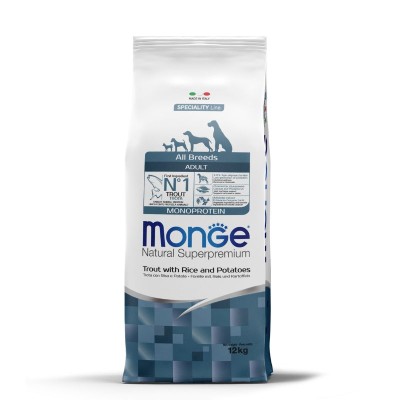 TRUITE - Croquettes SpecialityLine Chien MONGE 12 kg