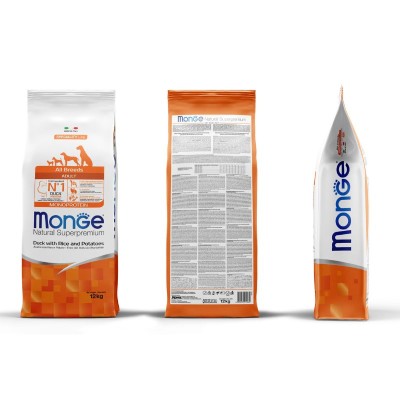 CANARD - Croquettes SpecialityLine Chien MONGE 12 kg