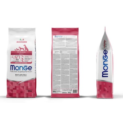 BOEUF - Croquettes SpecialityLine Chien MONGE 12 kg