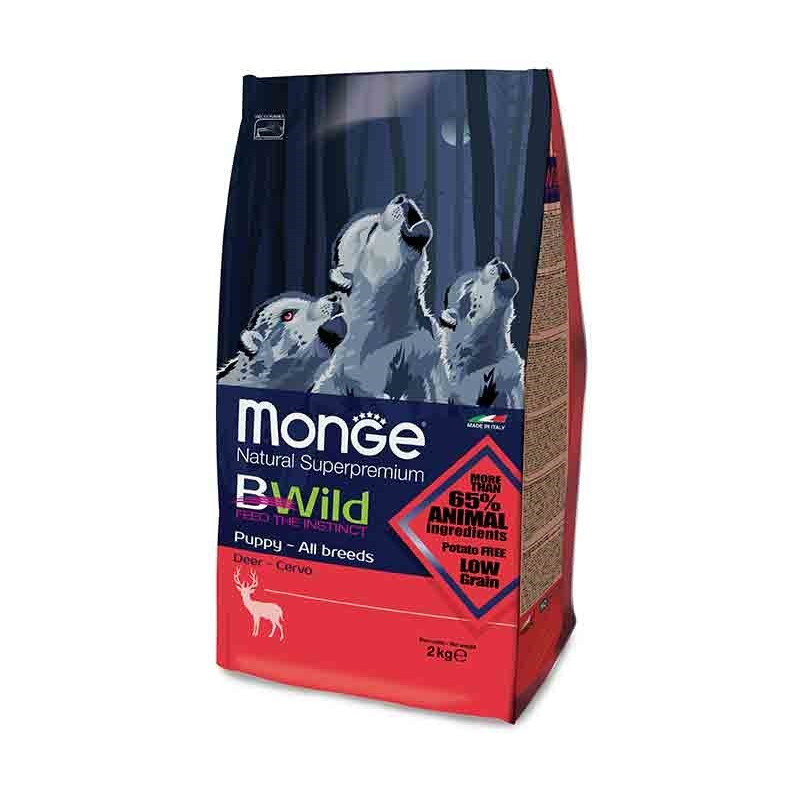 BWild Monge PUPPY Cerf 2 kg 31/18