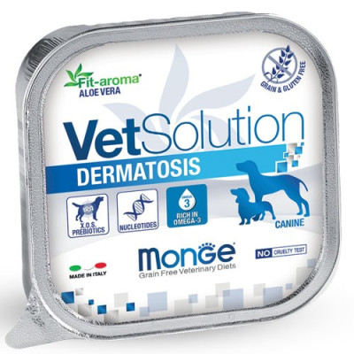 Pâtées Chien VET Solution DERMATOSIS 24 x 150 grs