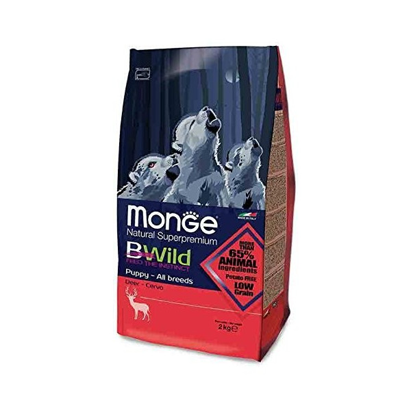 BWild Monge PUPPY Cerf 2 kg 31/18