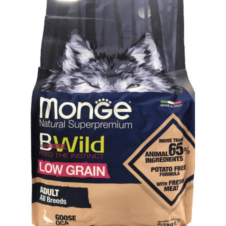 Oie Adult 2,5 kg Bwild Low Grain Monge