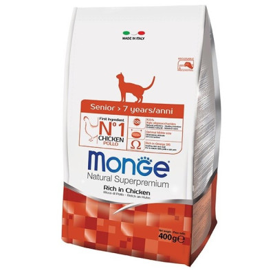 Croquette chat Senior Monge 400 grs