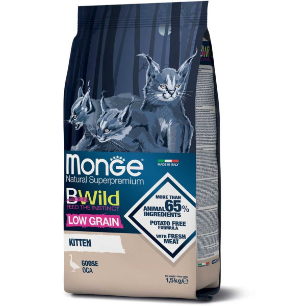 BWild Adulte Chat Anchois 1,5 kg