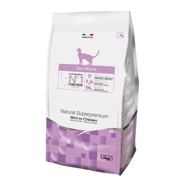 Sterilised Poulet 400 grs Croquette pour Chat
