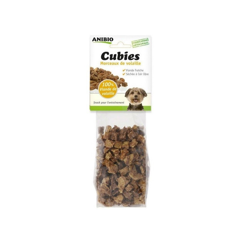 Cubies morceaux volaille 100 grs Cubies morceaux volaille 100 grs